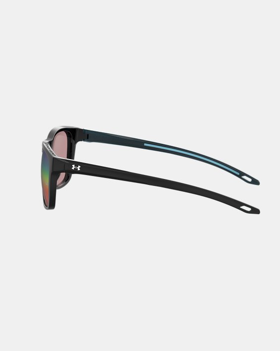 Unisex UA Raid Mirror Pride Sunglasses, Black, pdpMainDesktop image number 5